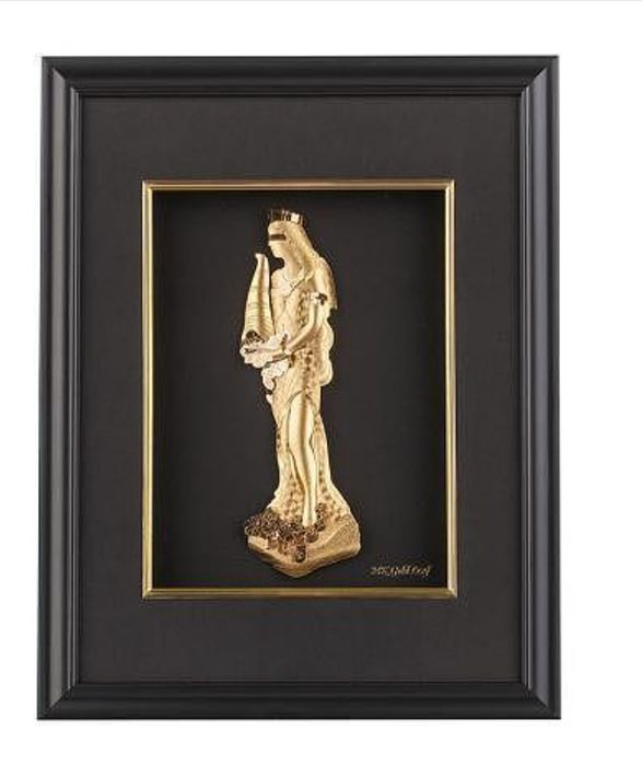 Златна картина Фортуна, Темида 24 карата злато