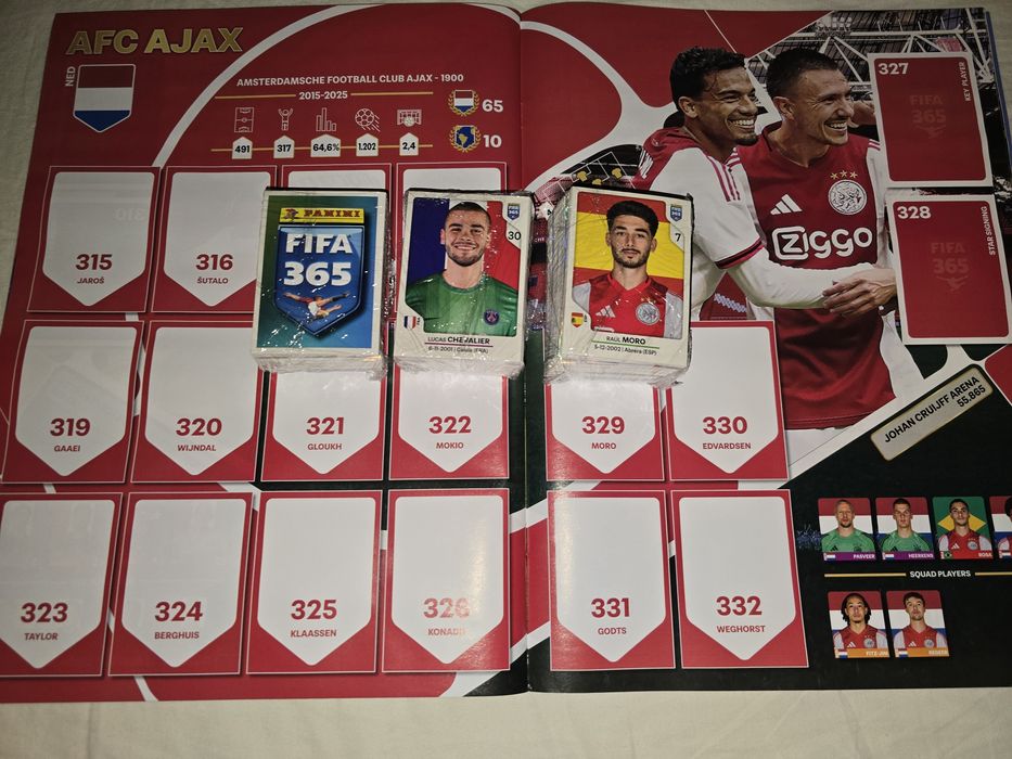 Album complet,nelipit,Panini Fifa 365 2026, 520 lei