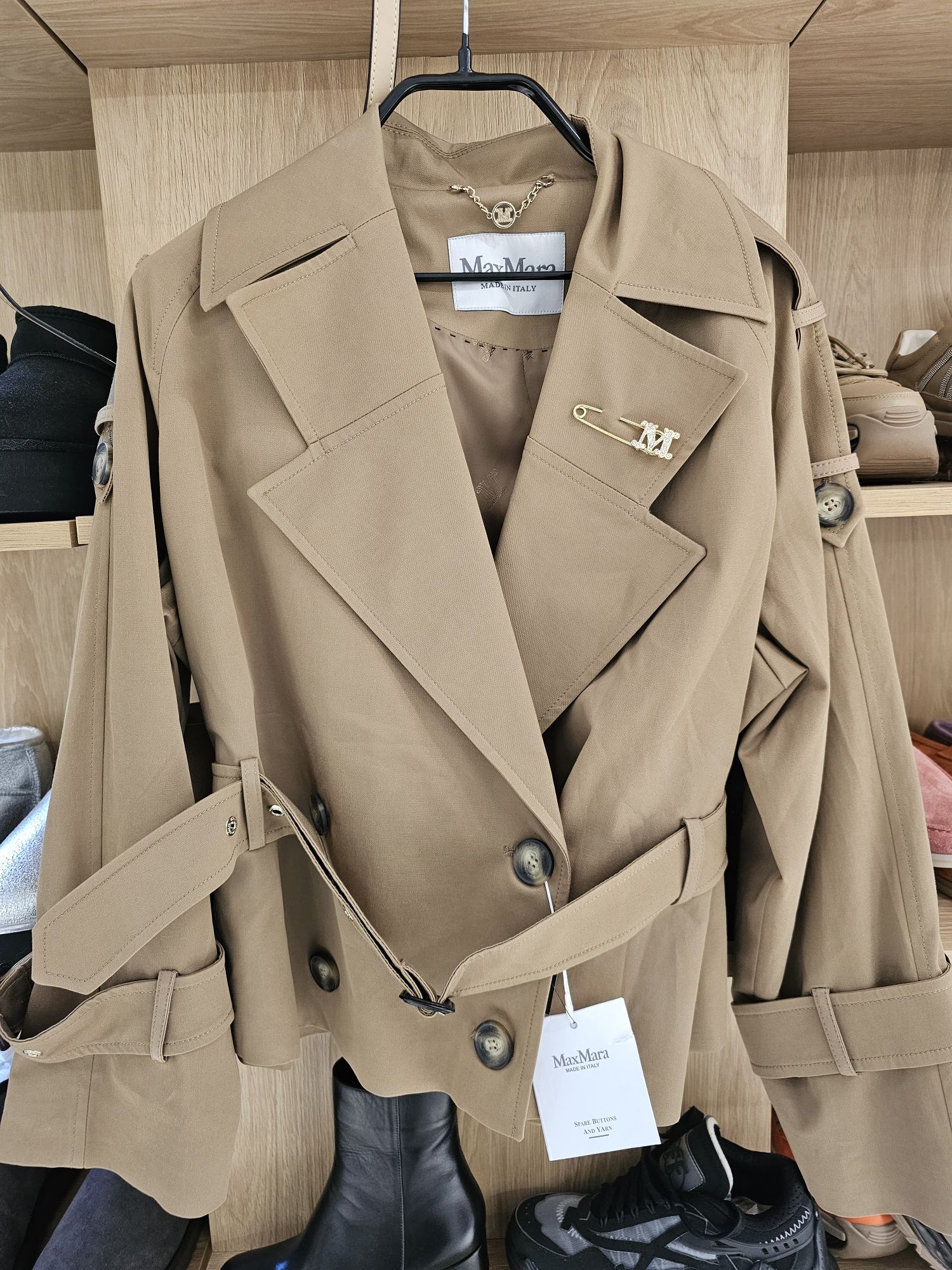 Нов къс тренч дамско яке Max Mara