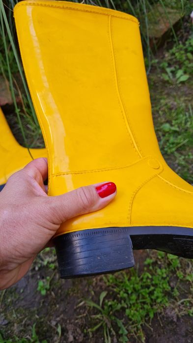 Cizme de guma Dermatina nr 37 , anii 70 80, comunism, colectie