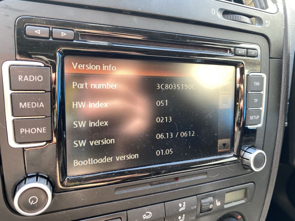 Navigatie Radio CD player original vw volkswagen golf 5/6 passat b6