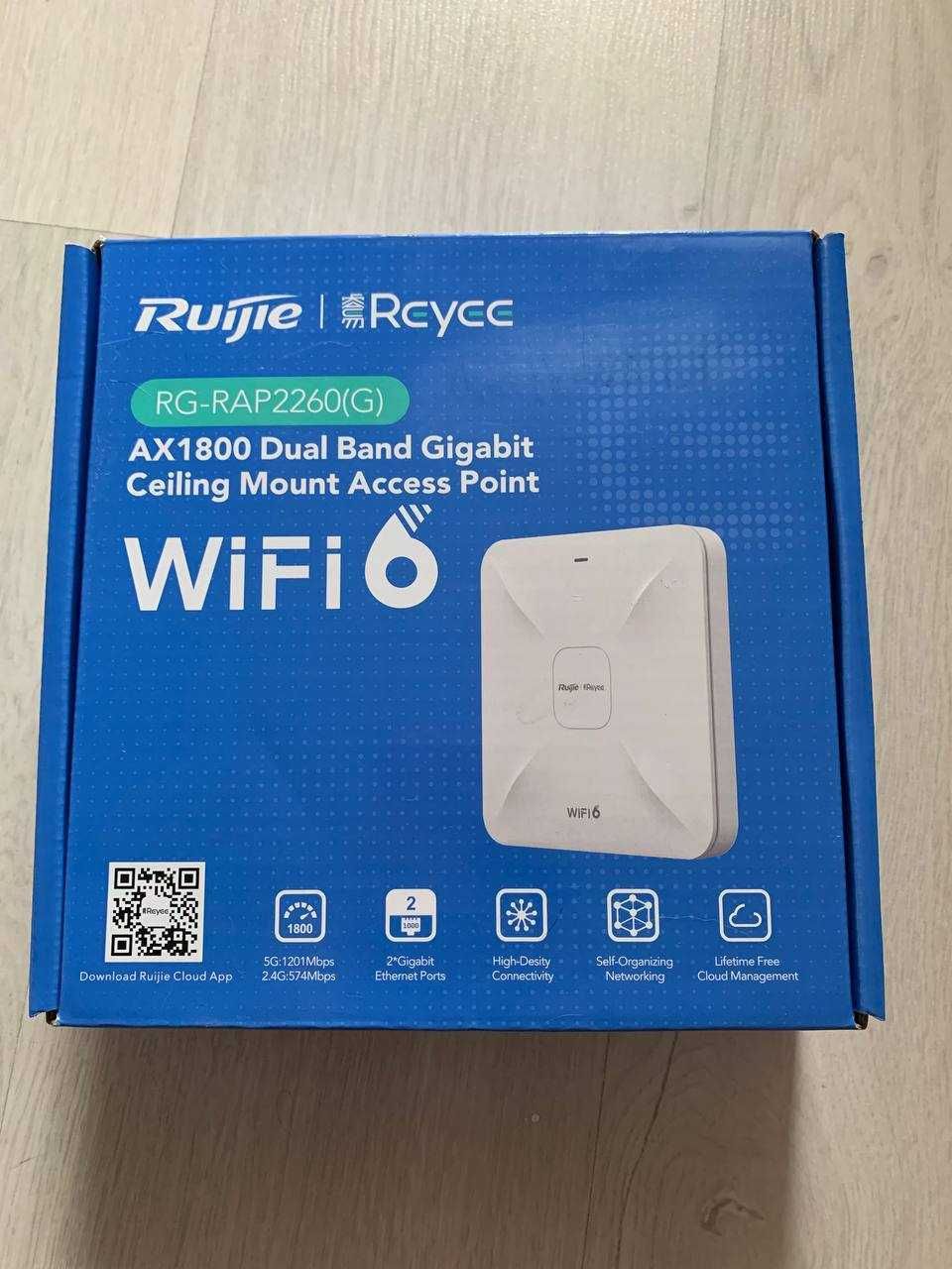 Ruijie Acces Point RG-RAP2260(G) Wi-Fi 6 AX1800 Dual-band