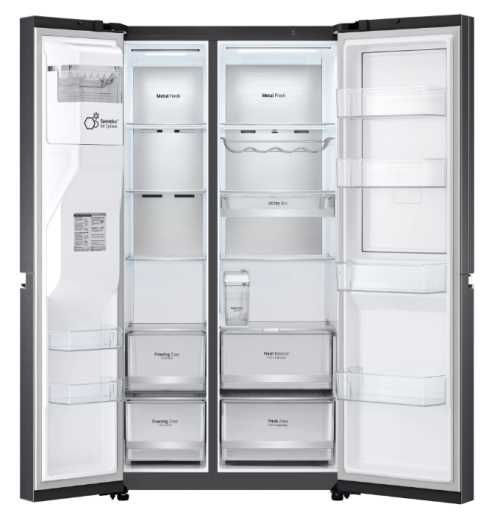 Нов хладилник Side by Side LG GSJV91MCAE, 635 л, Total No Frost