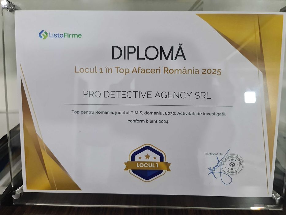 Detectivi particulari Timis Timisoara PRO DETECTIVE AGENCY