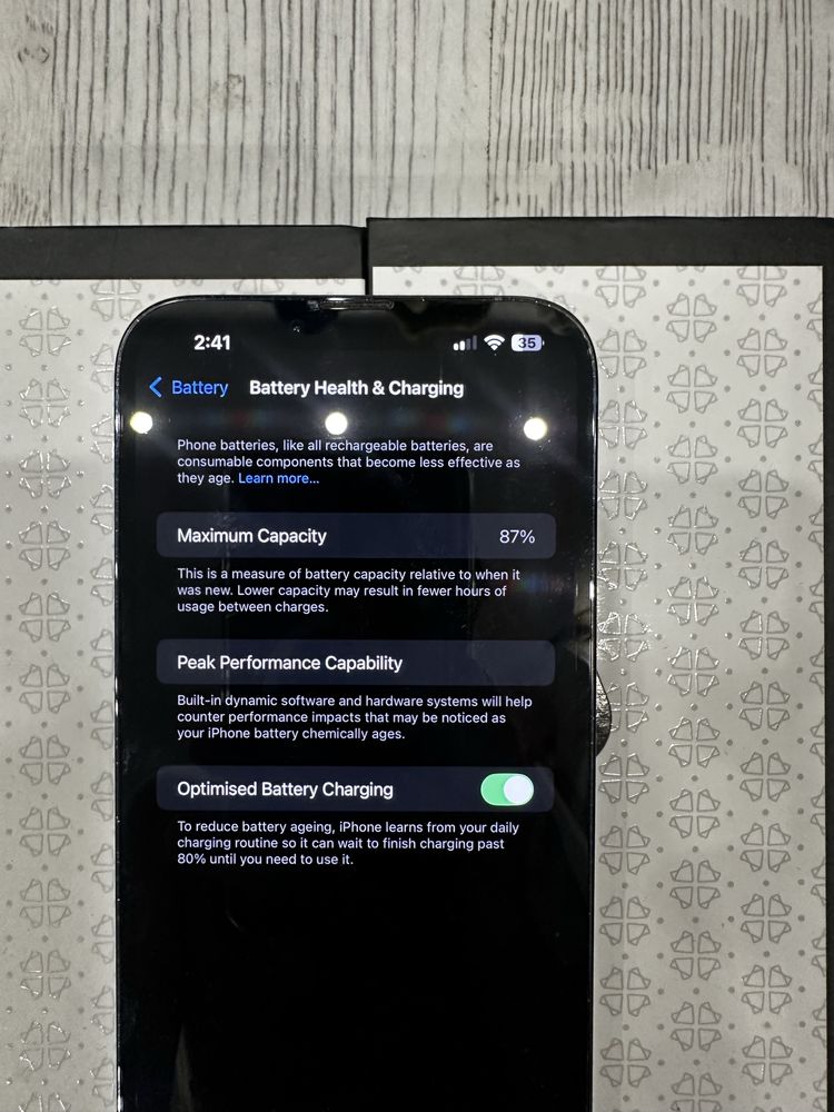 iPhone 13 Pro Max 128GB Sierra Blue – Перфектно състояние