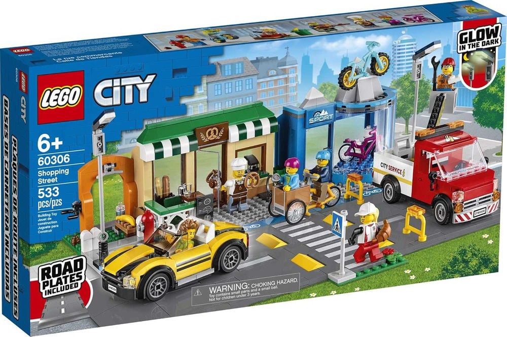 НОВО LEGO City 60306 - Shopping Street