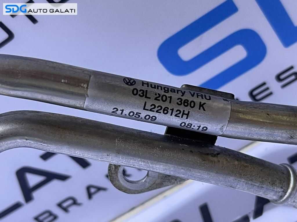 Conducta Conducte Teava Tevi cu Senzor Alimentare Combustibil Motorina Audi A5 2.0 TDI CAGA CAGB CAHA CAHB CMEA 2008 - 2012 Cod 03L201360K