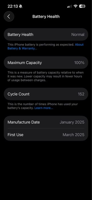 Iphone 16e, като нов на 100% батерия