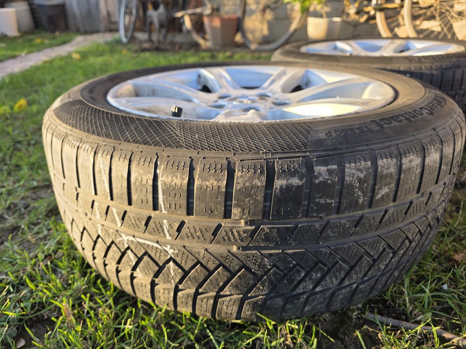 Jante bmw originale 17 cauciucuri Michelin alpin 5  215 55 17