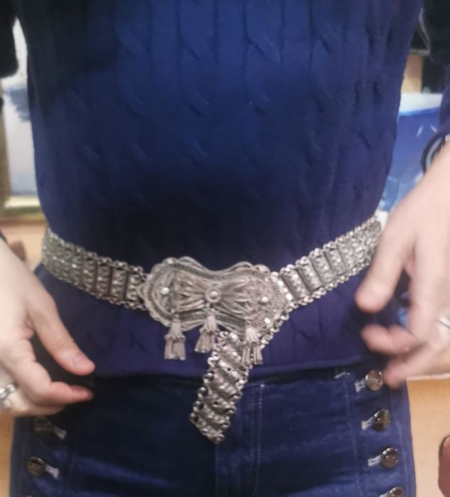 Сребърен колан филиграм