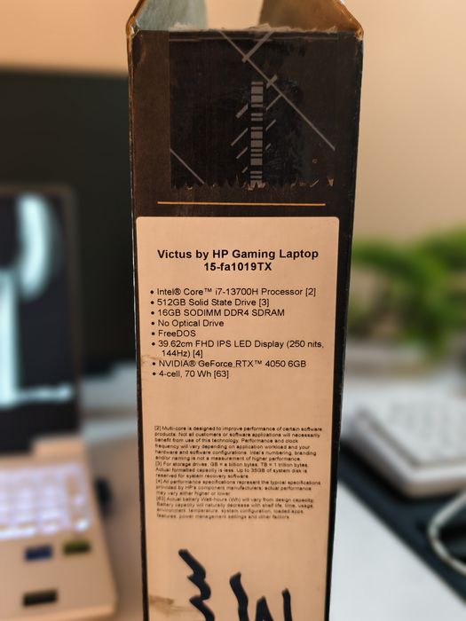 HP VICTUS |FHD IPS 144Hz | i7 -13700H | 4050 -RTX 6GB|