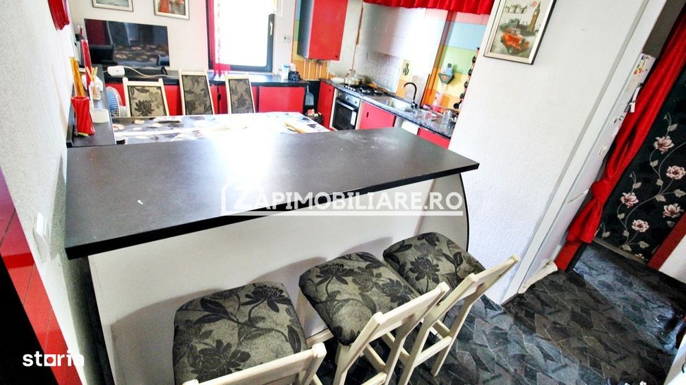 Apartament 2 camere,trasformat in 3 cam.54mp,cartier Tudor