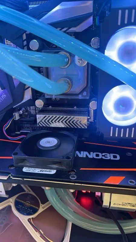 Радиатор для SSD  Ecsarmy M.2 С Отображением Температуры