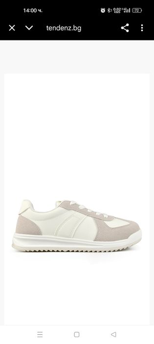 Дамски кецове от еко кожа на TendenZ, номер 36.