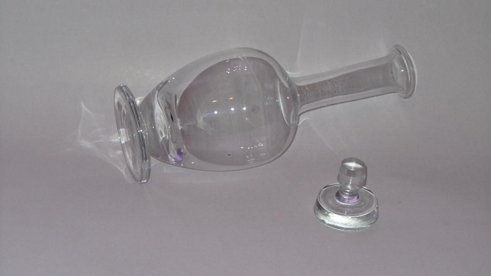 Decantor cristal cu dop vintage