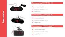 Termometru sera clocitoare 12V 220V
