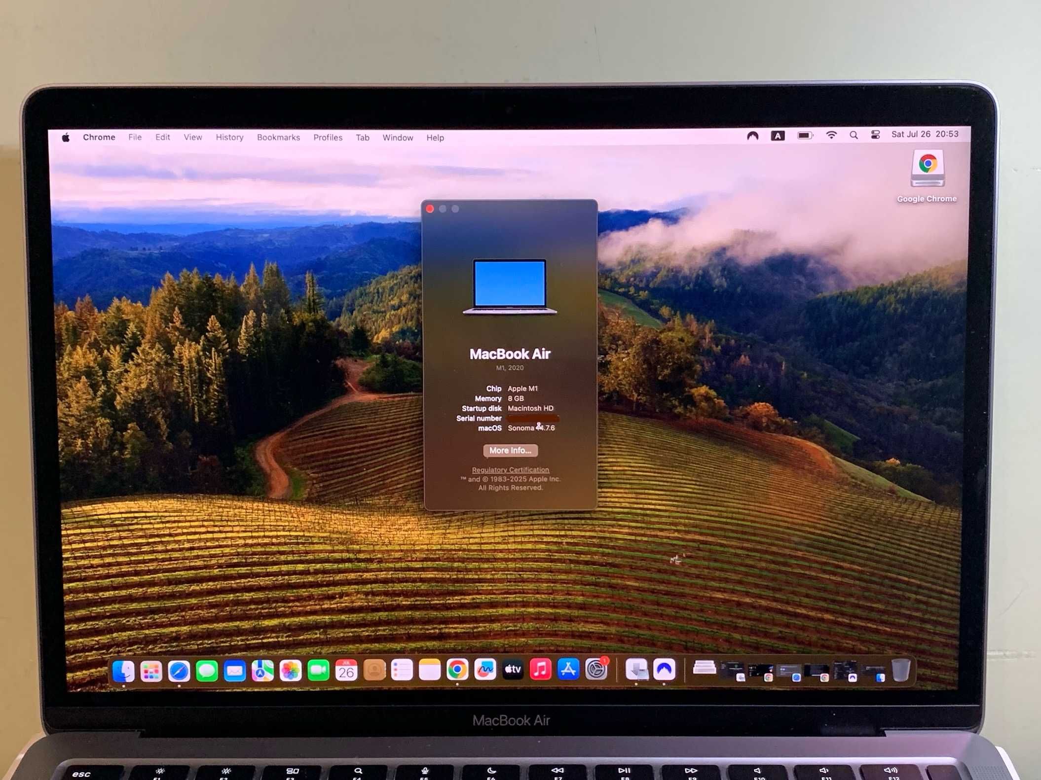 Macbook Air M1 (2020) Space Gray
