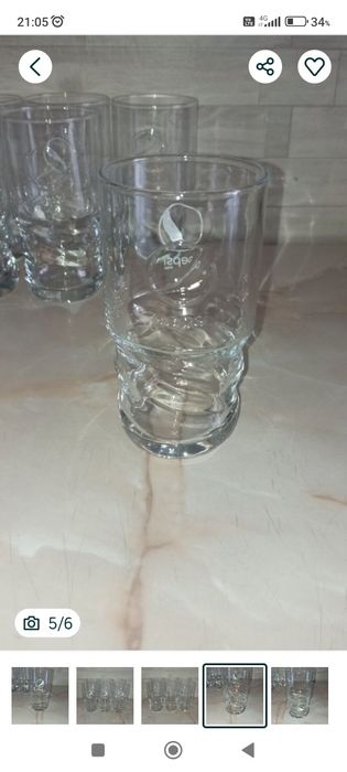 pahare sticla Pepsi