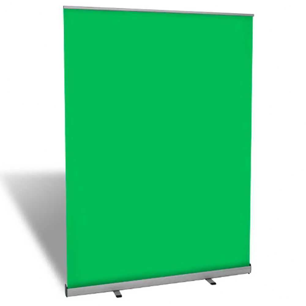 Фотографски фон Roll-up, Chroma Key canvas, зелен екран, 150x200cm.