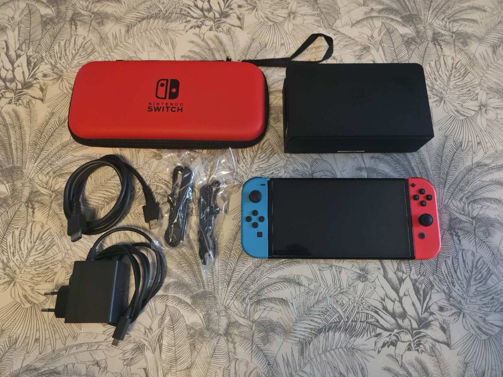 Nintendo Switch OLED, 64GB като нова