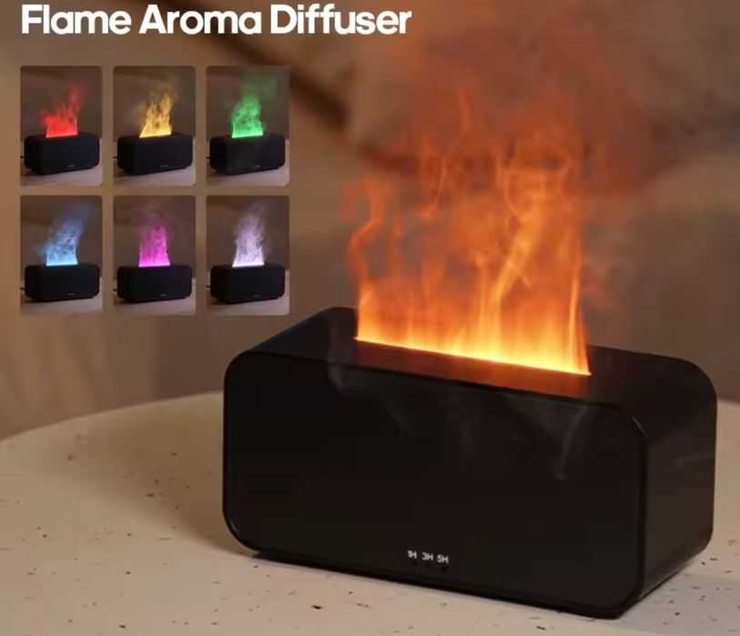 Umidificator și difuzor de parfum cu 7 culori