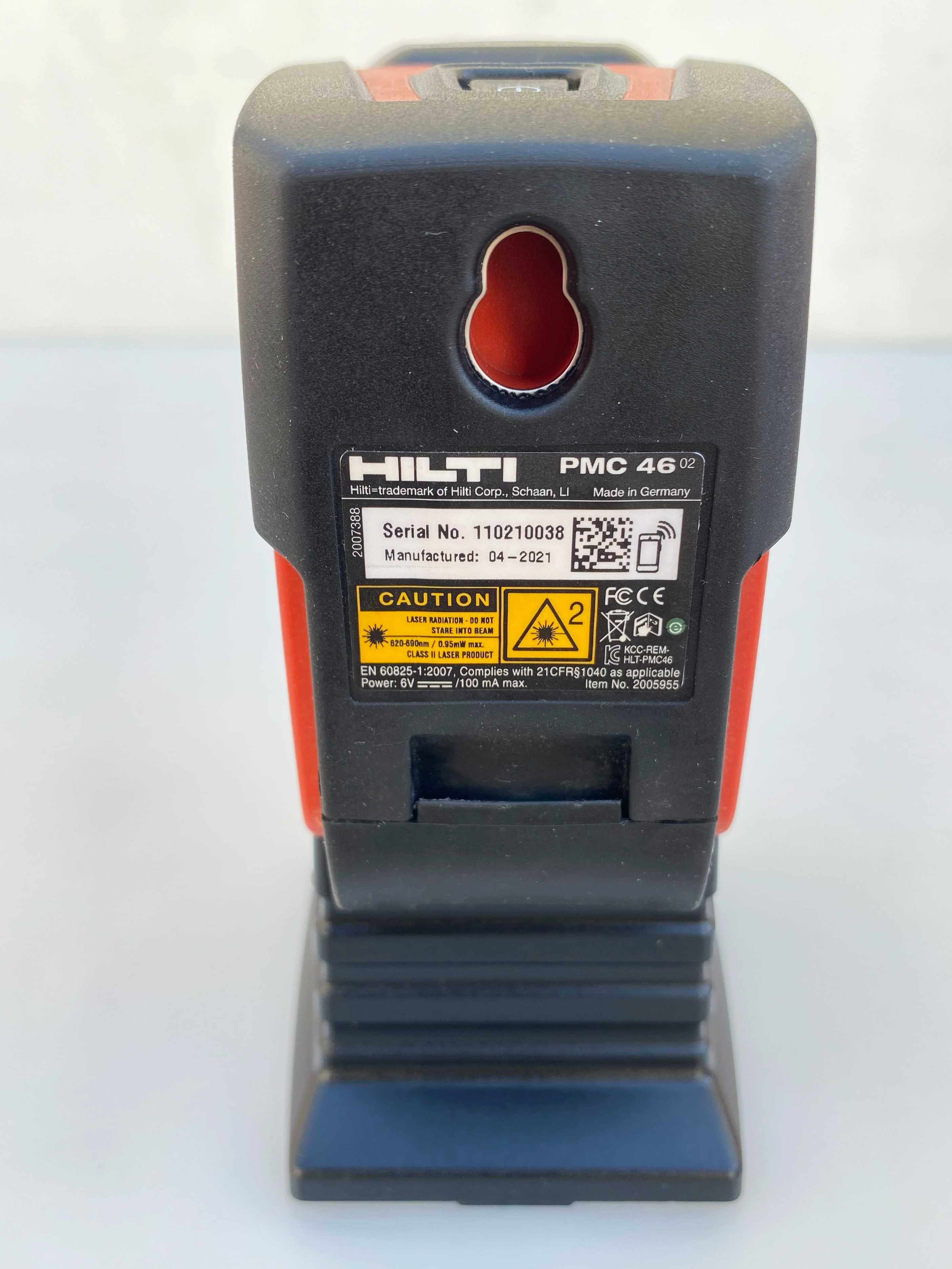 Hilti PMC 46 - Точков и линеен лазер неразличим от нов!