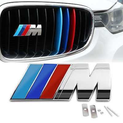 Emblema M Power grila fata BMW, Negru sau Chrom