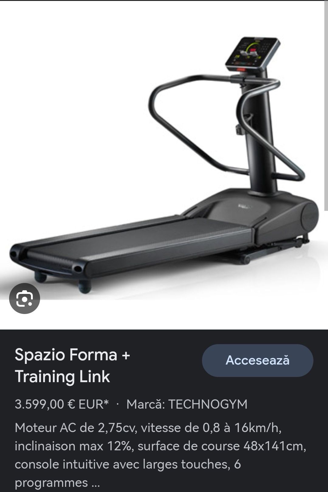 Banda de alergat technogym spazio forma