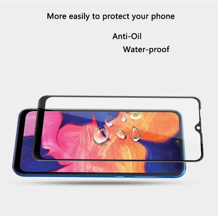 Folie de sticla Samsung Galaxy A40, MyStyle 5D FULL GLUE Negru