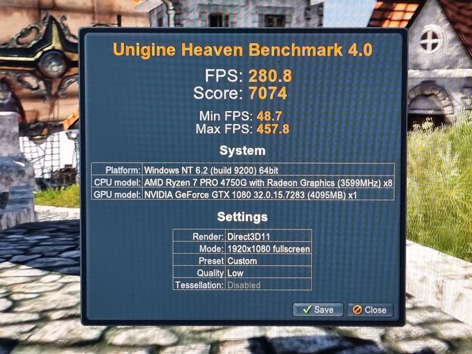 Fortnite Геймърски Компютър/R7 4750G/16GB RAM/SSD-512GB/GTX 1080 8GB