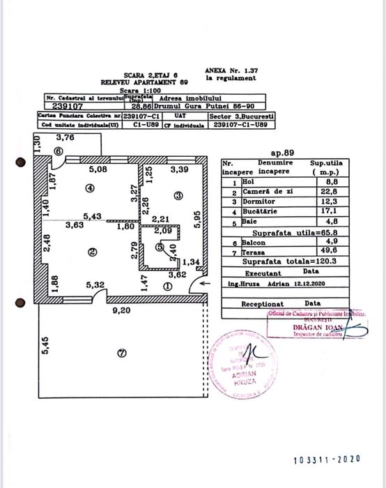 Apartament modern 2 camere + terasă 50mp | Drumul Gura Putnei Sector 3