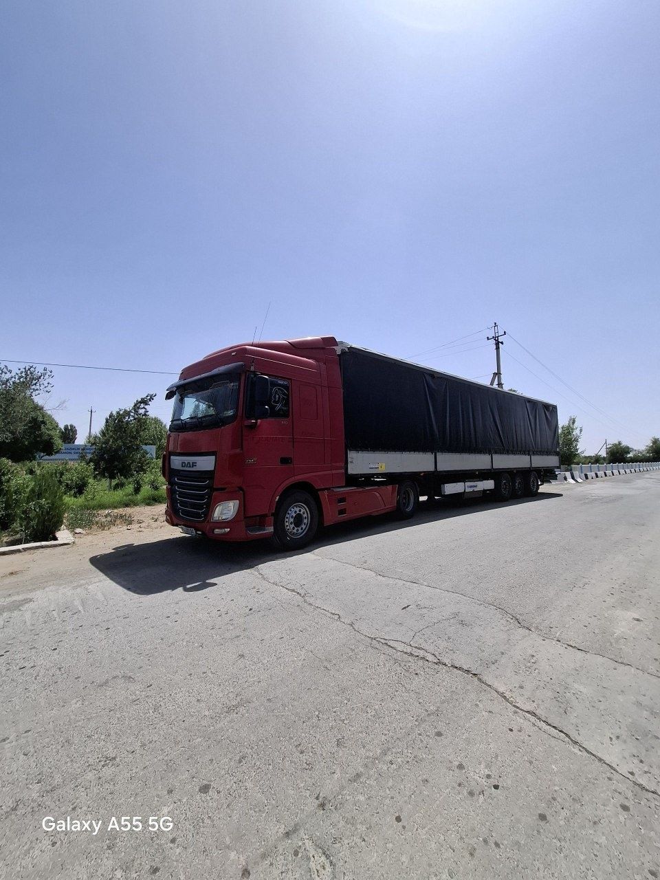 DAF XF EURO 6 + KRONE прицеп Сотилади