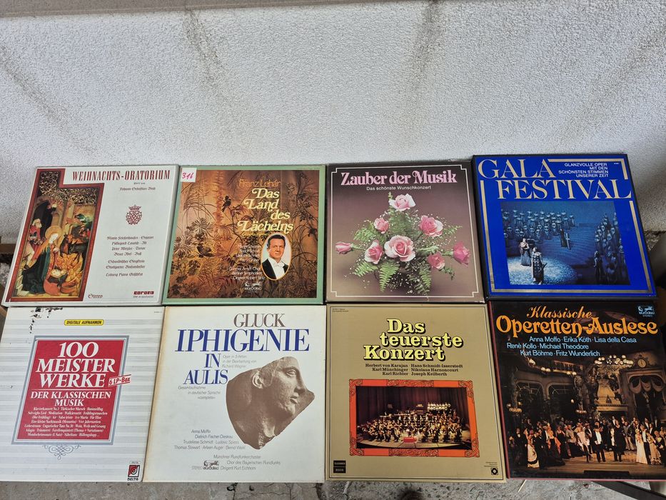 Vând 150LP Discuri Vinil colectie muzica clasica compozitori celebrii