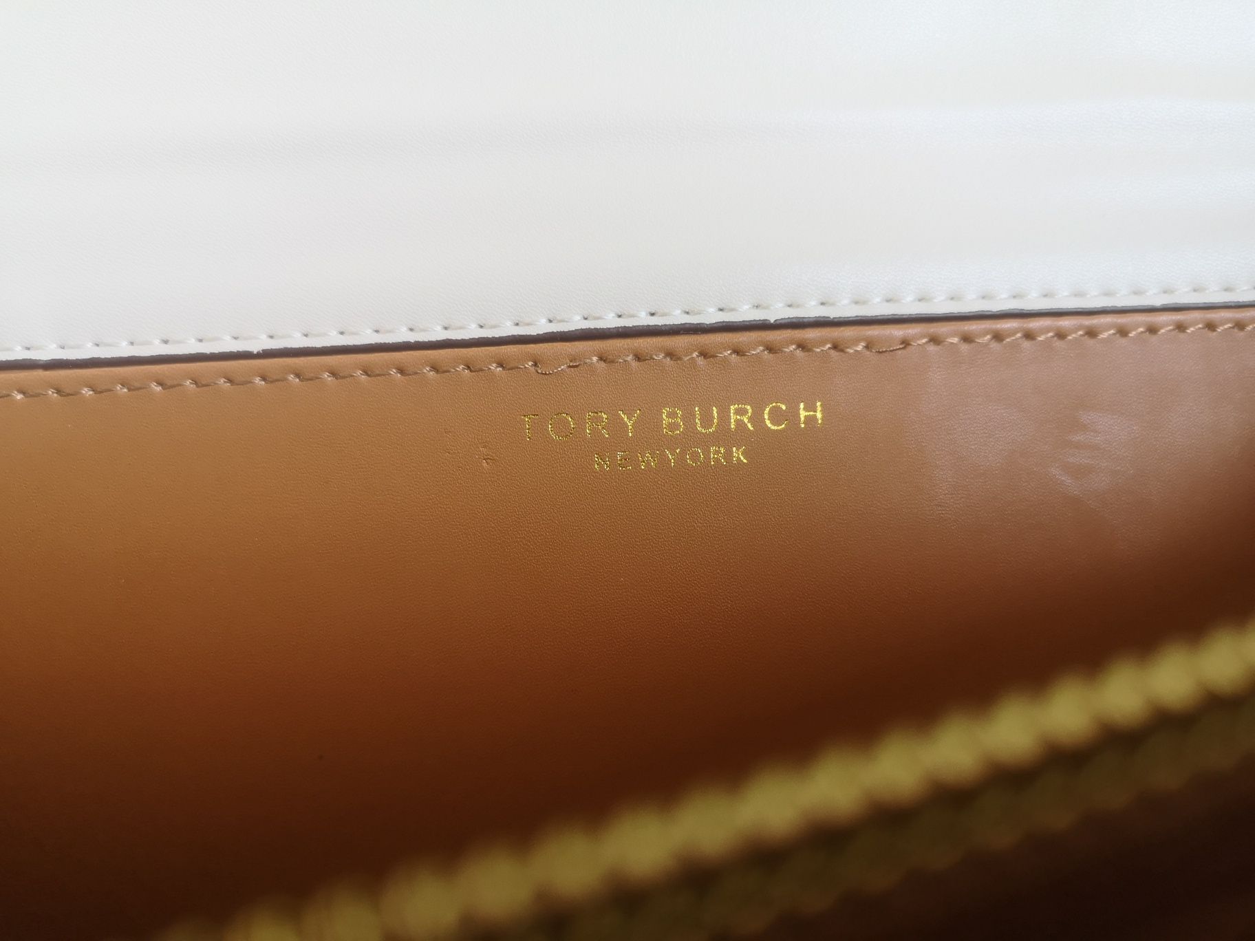 Tory Burch, чанта кожа и текстил.