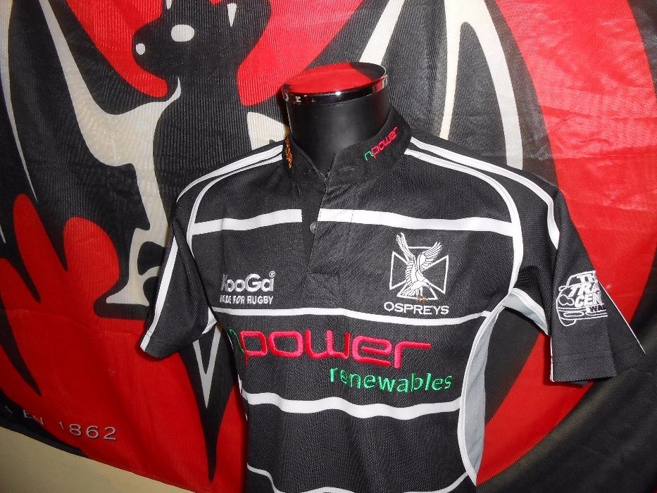 tricou rugby ospreys tara galilor sezon 2006-2007 marimea S
