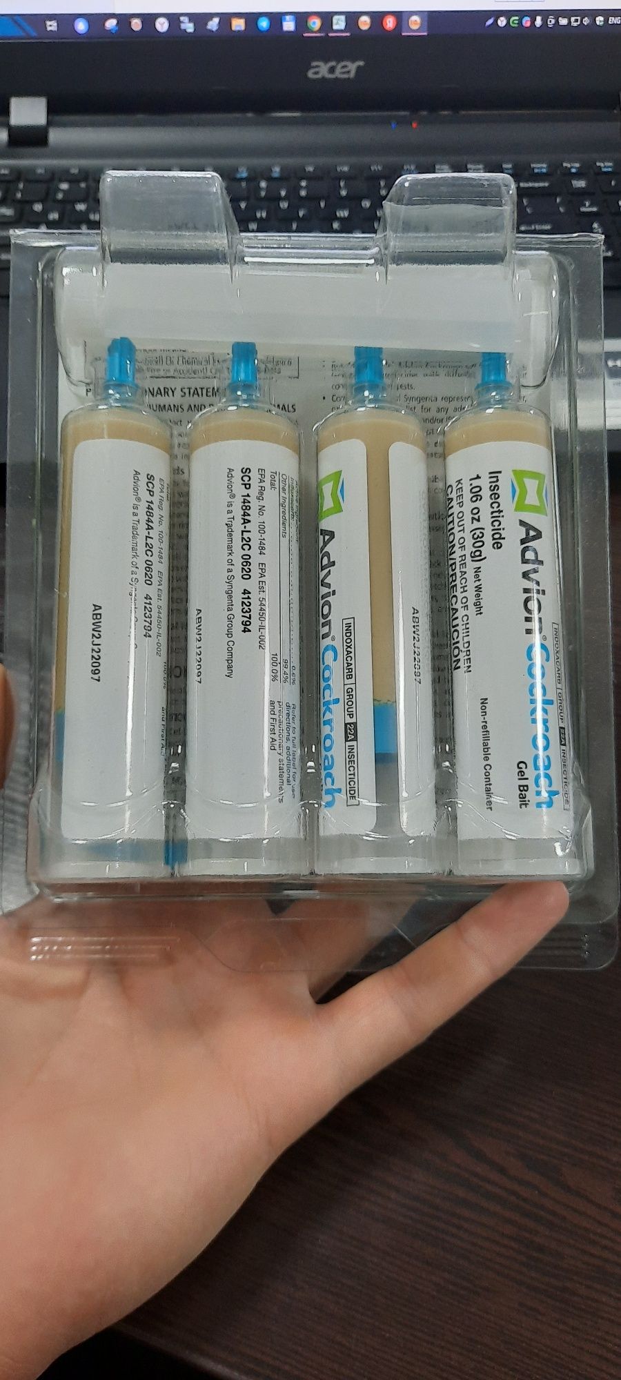 Advion Cockroach. Tarakan dori . Kafolati bilan . 100% Amerika