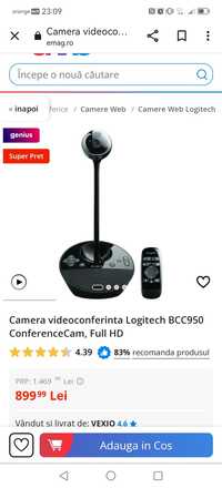 Camera videoconferinta Logitech BCC950 ConferenceCam, Full HD