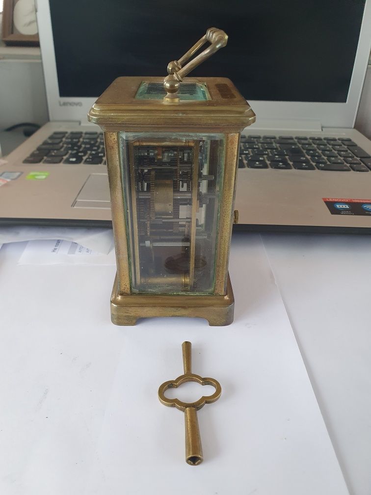Антикварен френски каретен часовник