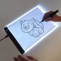 Светеща подложка за диамантено рисуване А3 А4 Lightpad чертежи копиран