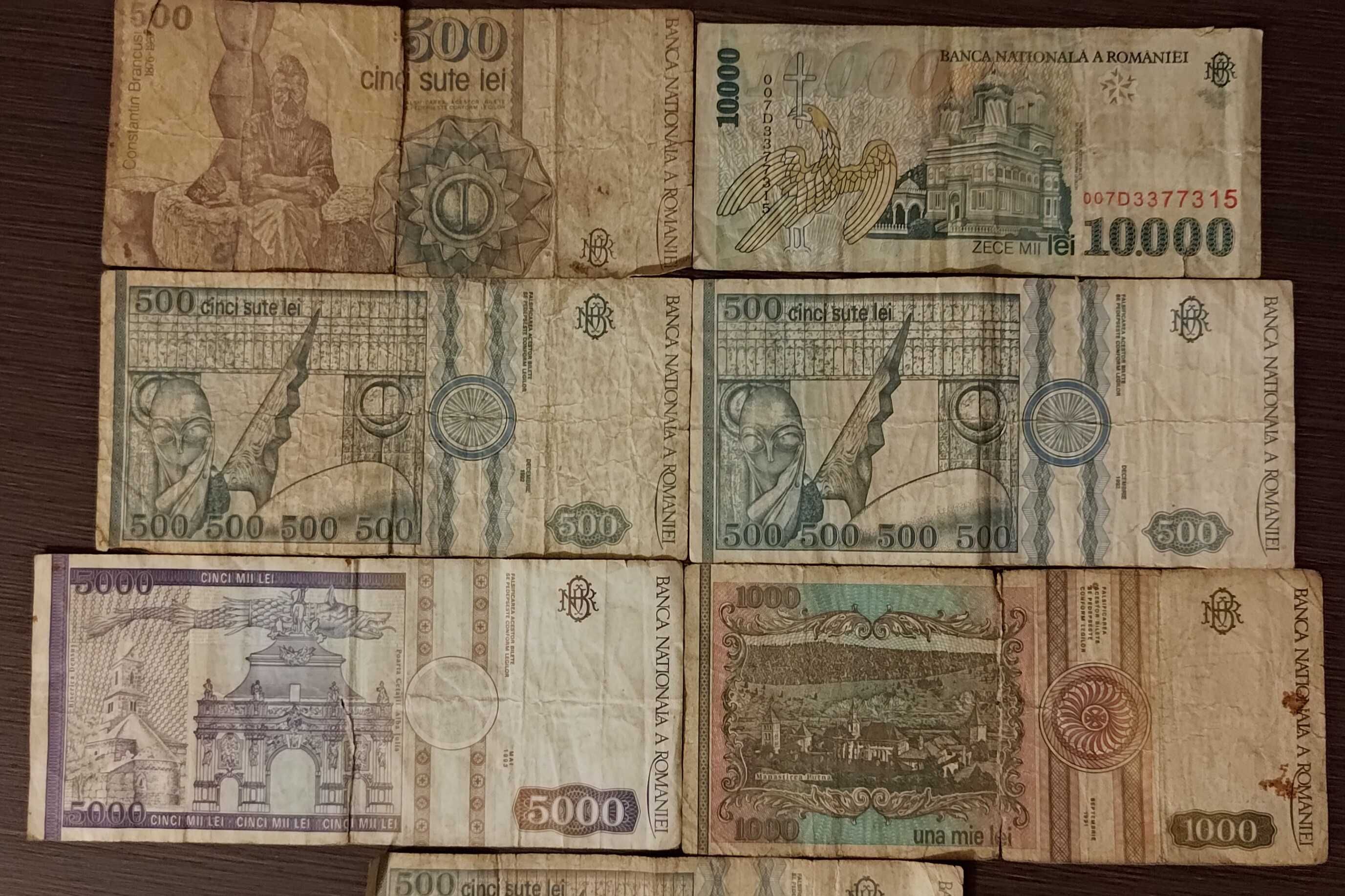 12 Bancnote vechi de colecție