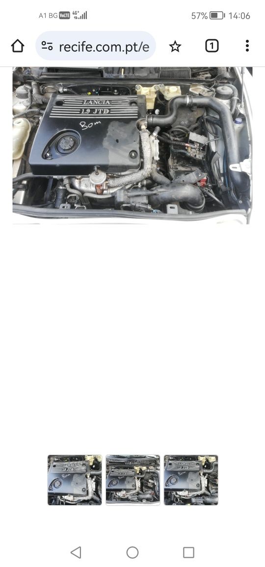 Оборудван Мотор за lancia lybra, alfa 147 156 1.9JTD