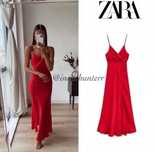 Червена рокля Zara - S