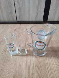 стъклена чаши + кана ZAGORKA