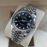 ceas rolex datejust black dial 41,mm