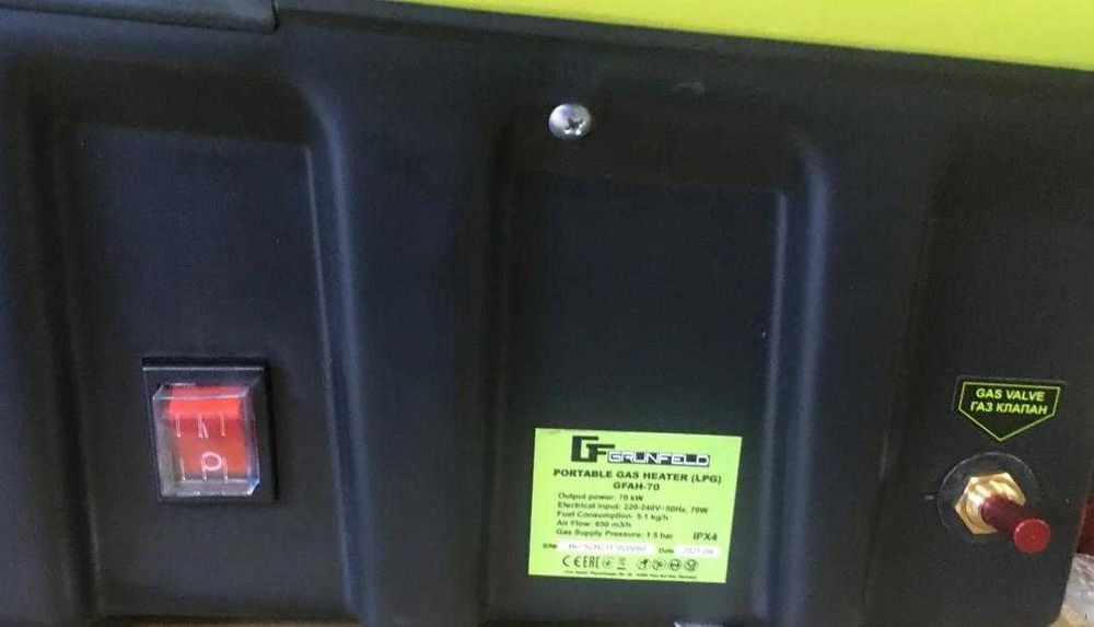 Tun de Caldura Gaz GPL 70kW Grunfeld incalzitor industrial