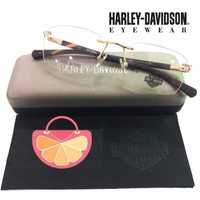 HARLEY DAVIDSON – Мъжки рамки за очила / Без Рамка "GOLD & BLACK" нови