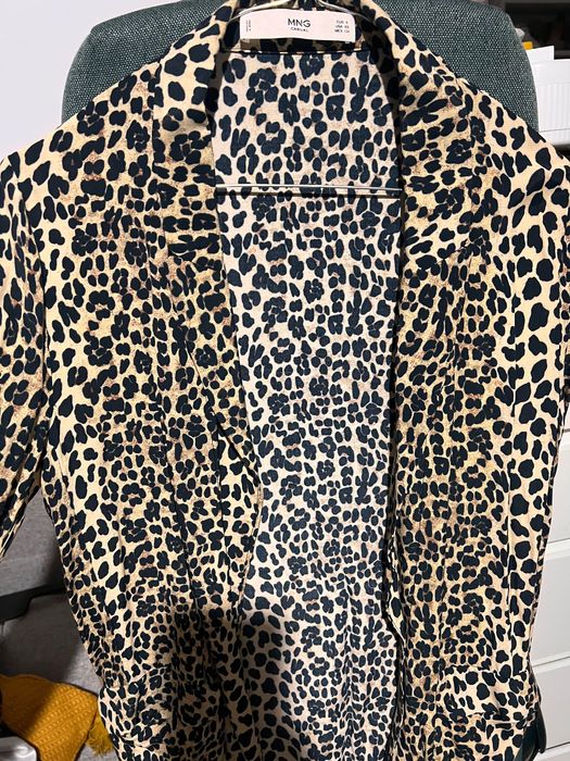 Sacou subțire S mango animal print