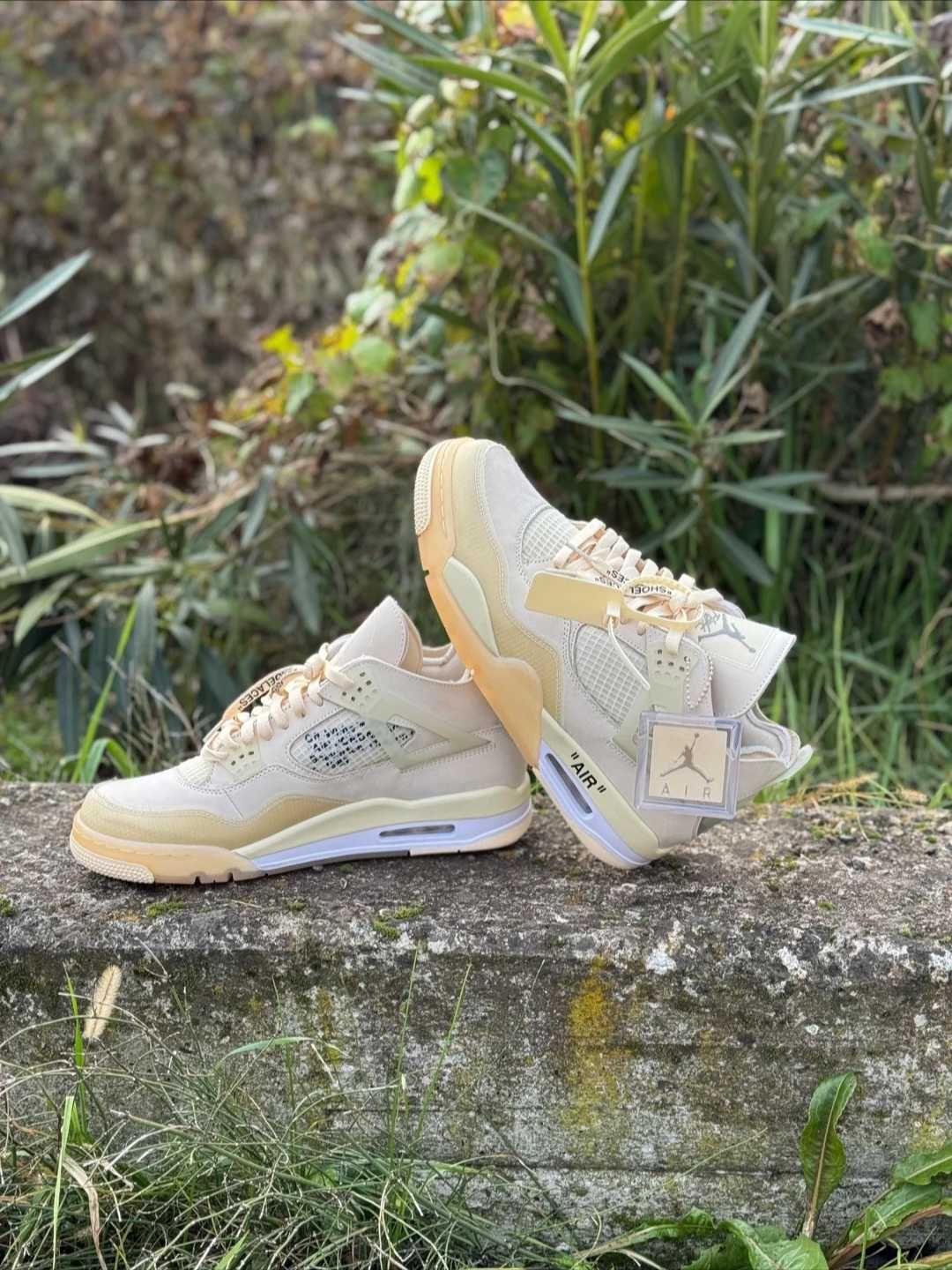 Jordan 4 off-white sail: cea mai buna calitate de pe piață!!