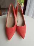 Pantofi Guess stiletto rosii piele intoarsa marimea 37