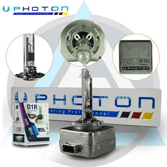 Ксенонова крушка PHOTON D1R 35W 6000K +50% повече светлина